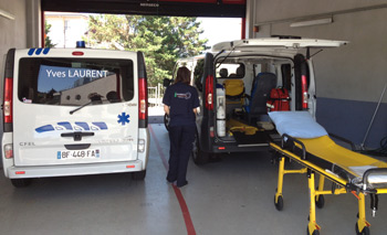 Photo des ambulances Yves Laurent en service